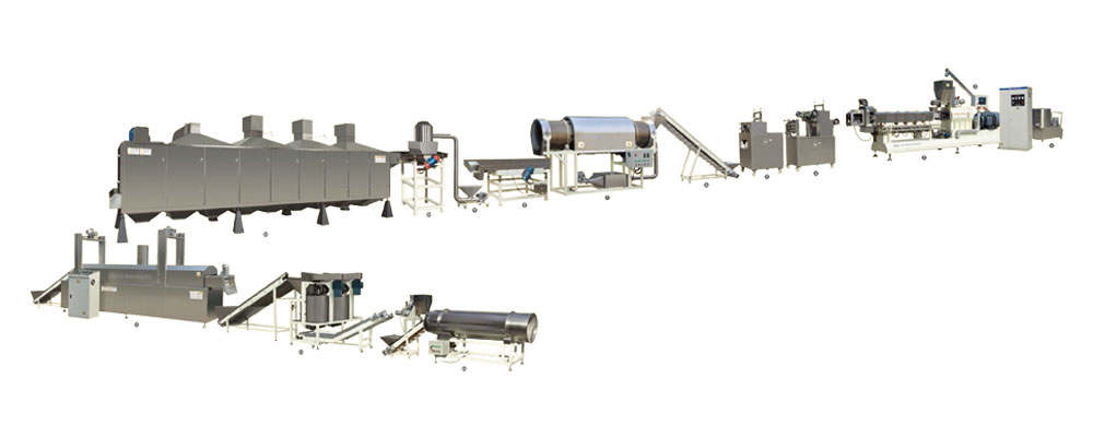 Snack Pellet Puffed Food Production Line